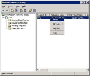 3.f. Open the Certificate