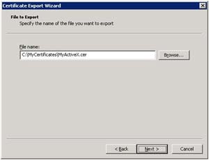 3.j. Choose a valid directory